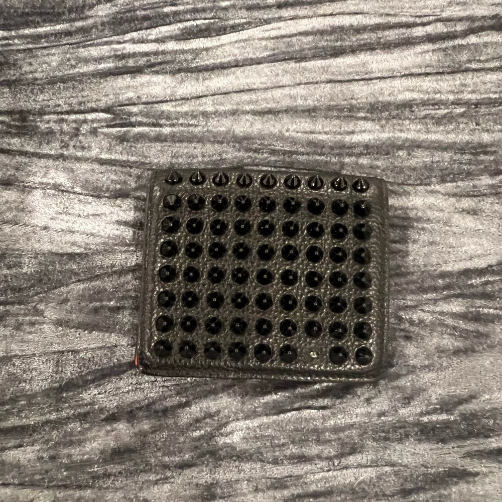 Studded Black Wallet by Christian Louboutin